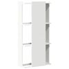 vidaXL Bookcase 3-Tier White 60x30x120 cm Engineered Wood