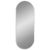 vidaXL Wall Mirror Silver 50x20 cm Oval