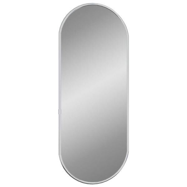 vidaXL Wall Mirror Silver 50x20 cm Oval