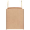 vidaXL Paper Bags 50 pcs with Handles Brown 32x22x24 cm
