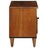 vidaXL TV Cabinet with Drawer Walnut 80 x 33 x 46 cm Solid Mango Wood