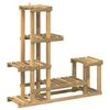 vidaXL Plant Stand White 93.5 x 25 x 91.5 cm Solid Acacia Wood