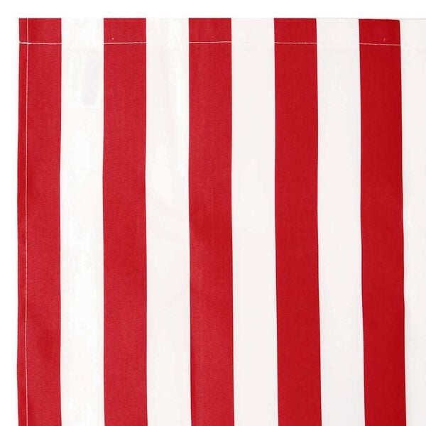 vidaXL Awning Replacement Red and White 1000 x 160 cm Polyester Canvas