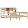 vidaXL Bookcase Bed without Mattress 180x200 cm Super King Solid Wood Pine
