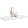 vidaXL Floating Wall Shelf White 60x23.5x3.8 cm MDF