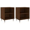 vidaXL Bedside Cabinets 2 pcs Brown Oak 40x30x50 cm Engineered Wood