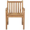 vidaXL Outdoor Chairs 4 pcs Solid Teak Wood