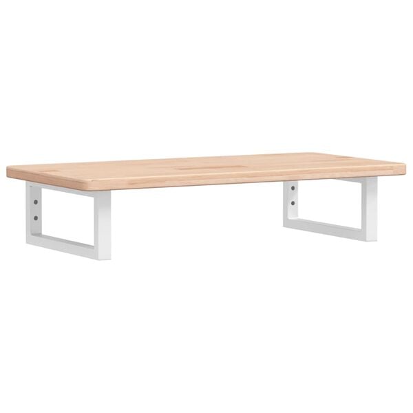 vidaXL Basin Shelf Wall Mounted Steel and Solid Wood Oak