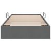 vidaXL Storage Bed with Mattress Dark Grey 90 x 190 cm Fabric