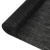 vidaXL Privacy Net Black 1.2x50 m HDPE 150 g/m²