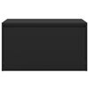 vidaXL Hall Bench 80x40x45 cm Black Engineered Wood