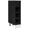 vidaXL Kitchen Base Cabinet Black oak 20 x 44.5 x 81.5 cm