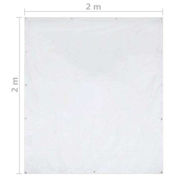 vidaXL Party Tent PVC Side Panel 2x2 m White 550 g/m&sup2;