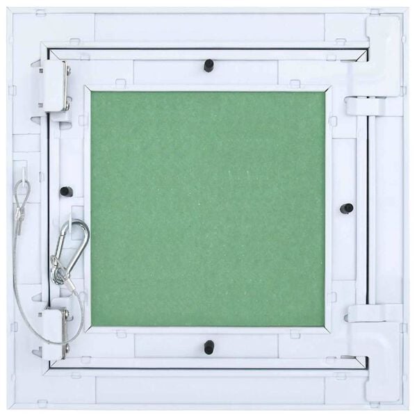 vidaXL Access Panel White 30 x 30 cm Aluminium and Plasterboard