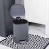 HI Metal Pedal Bin 5 L Anthracite