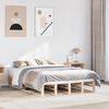 vidaXL Bed Frame without Mattress 150x200 cm King Size Solid Wood Pine