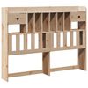 vidaXL Bookcase Bed without Mattress 140x190cm Solid Wood Pine