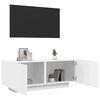 vidaXL TV Cabinet White 100x35x40 cm Engineered Wood