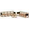 vidaXL Outdoor Sofa Set 7 pcs Natural Solid Acacia Wood