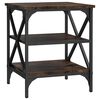 vidaXL Side Tables 2 pcs Smoked Oak 40x42x50 cm Engineered Wood