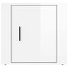 vidaXL Bedside Cabinet High Gloss White 50x39x47 cm