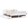 vidaXL Bed Frame without Mattress White 180x200 cm Solid Wood Pine