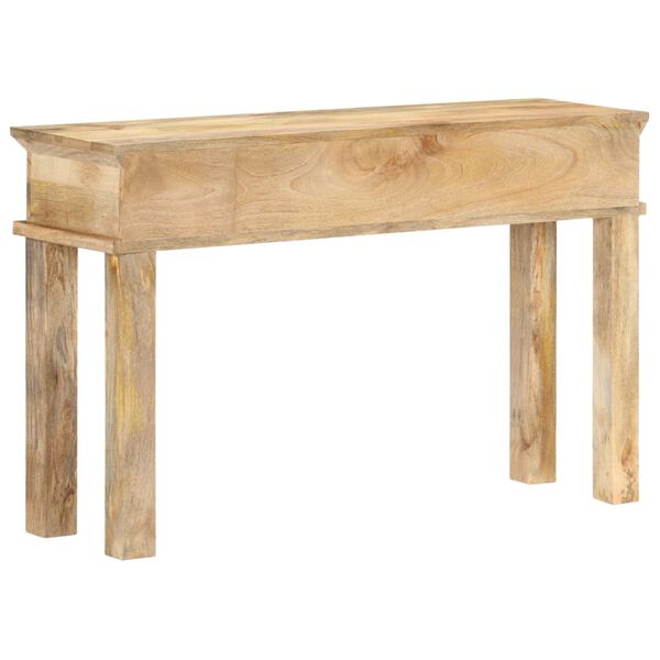 vidaXL Console Table with Drawers 120x35x75 cm Solid Mango Wood