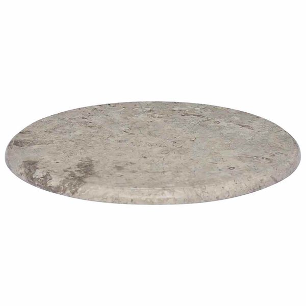 vidaXL Table Top Grey &Oslash;50x2.5 cm Marble