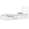 vidaXL Pull-out Day Bed without Mattress White 2x(90x200) cm