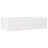 vidaXL Garden Planter White 90x40x23 cm Solid Wood Pine