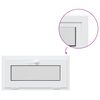 vidaXL Basement Window Internal Colour White RISOR 75 x 40 cm