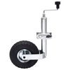 vidaXL Jockey Wheel 48 mm with 1 Split Clamp and Wheel Chocks