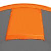 vidaXL Camping Tent 4 Persons Grey and Orange