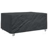 vidaXL Furniture Cover Plain Black 220 x 150 x 85 cm 210D