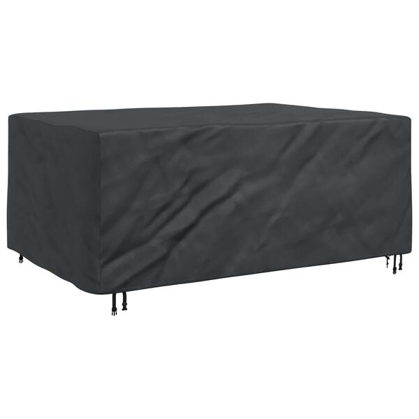 vidaXL Furniture Cover Plain Black 220 x 150 x 85 cm 210D