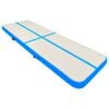 vidaXL Inflatable Gymnastics Mat with Pump 500x100x15 cm PVC Blue