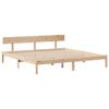 vidaXL Bed Frame without Mattress 180x200 cm Super King Solid Wood Pine