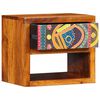 vidaXL Bedside Cabinet 2 pcs Brown 40 x 35 x 35 cm Solid Acacia Wood