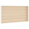vidaXL Wooden Collector's Display Case with 6 Shelves 100x9x55 cm