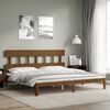 vidaXL Bed Frame without Mattress Honey Brown 200x200 cm Solid Wood Pine