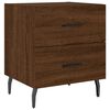vidaXL Bedside Cabinets 2 pcs Brown Oak 40x35x47.5 cm Engineered Wood
