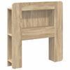 vidaXL Headboard Cabinet with Storage Sonoma Oak Engineered Wood