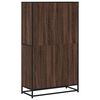 vidaXL Bookcase Brown Oak 80.5x35x139 cm Engineered Wood