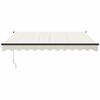 vidaXL Retractable Awning Cream 3x2.5 m Fabric and Aluminium