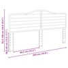 vidaXL Headboard Artisan Oak 200 cm Engineered wood