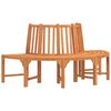 vidaXL Half Round Tree Bench &Oslash;208 cm Solid Wood Eucalyptus