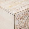 vidaXL Coffee Table White 80 x 50 x 40 cm Solid Mango Wood