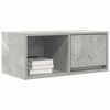 vidaXL TV Cabinets 2 pcs Concrete Grey 60x31x25.5 cm Engineered Wood