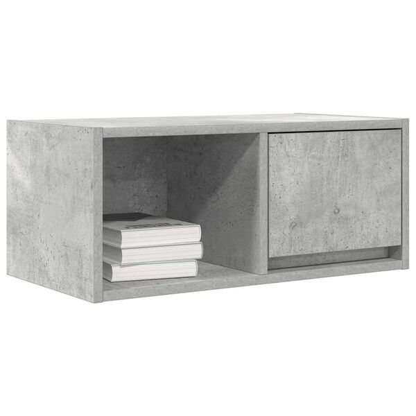 vidaXL TV Cabinets 2 pcs Concrete Grey 60x31x25.5 cm Engineered Wood