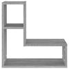 vidaXL Wall Shelves 2 pcs Grey Sonoma 50x15x50 cm Engineered Wood